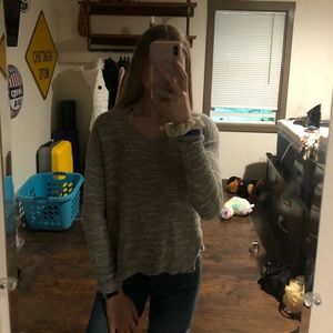 Hollister scoop neck sweater